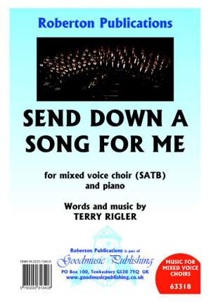 Terry Rigler: Send Down a Song for Me