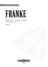 Franke, Bernd: Memoriam - Tempo e tempi (score)