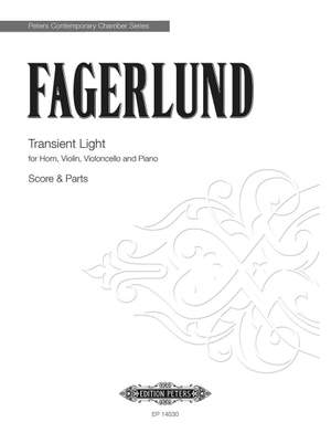Fagerlund, Sebastian: Transient Light (score & parts