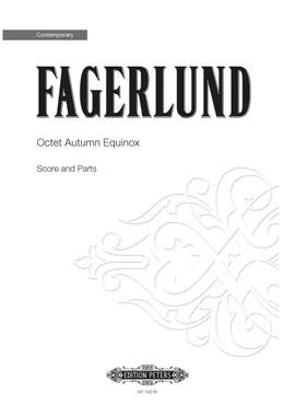 Fagerlund, Sebastian: Octet Autumn Equinox (score & parts)