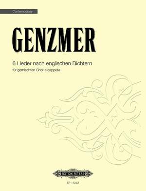 Genzmer, Harald: 6 Lieder nach englischen Dichtern