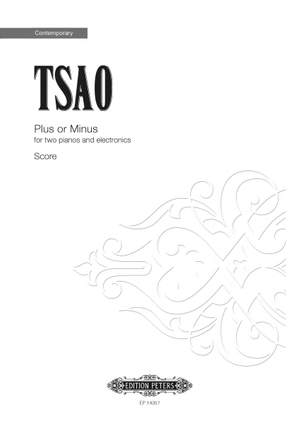 Tsao, Ming: Plus or Minus (full score)