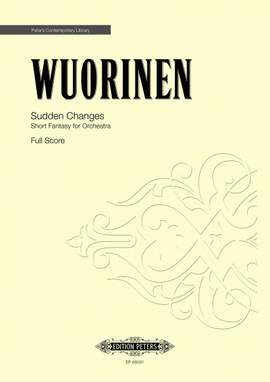 Wuorinen, Charles: Sudden Changes (full score)