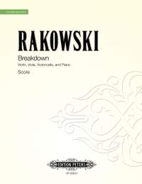 Rakowski, David: Breakdown (scorea and parts)