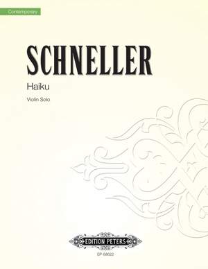 Schneller, Oliver: Haiku (violin solo)