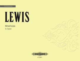 Lewis, George: Mnemosis (score)
