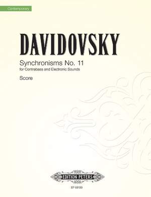 Davidovsky, Mario: Synchronisms No 11 (score)