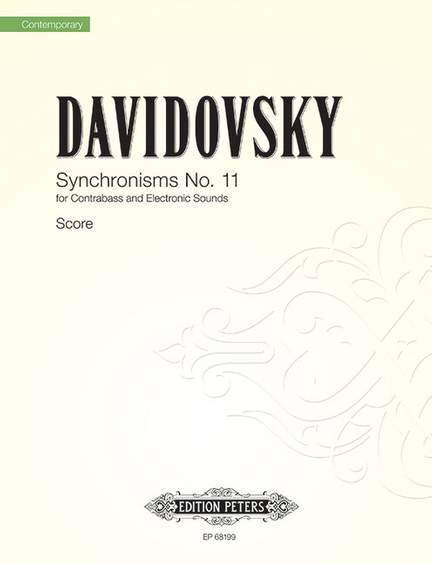 Davidovsky, Mario: Synchronisms No 11 (score)