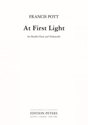 Pott, Francis: At First Light (cello part)