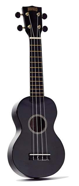 Mahalo Rainbow Series Soprano Ukulele Black