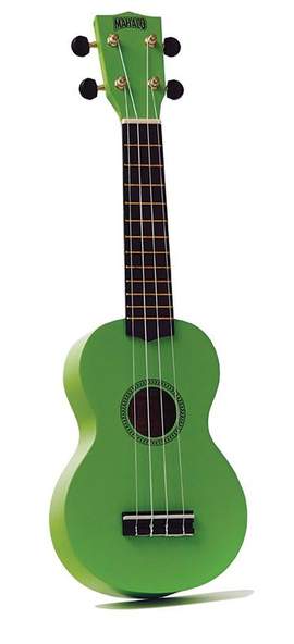 Mahalo Rainbow Series Soprano Ukulele Green