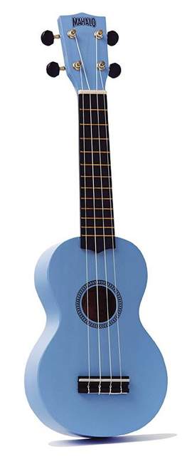Mahalo Rainbow Series Soprano Ukulele Light Blue
