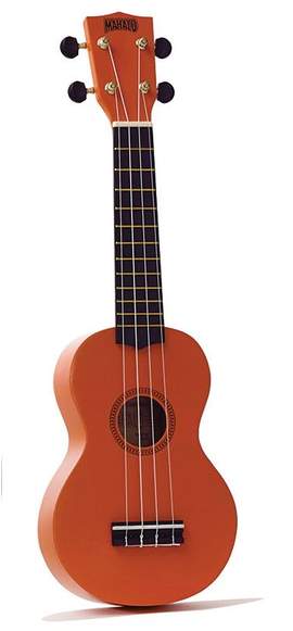 Mahalo Rainbow Series Soprano Ukulele Orange