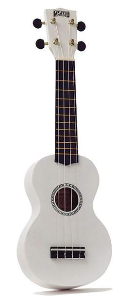 Mahalo Ukulele Rainbow MR1 White