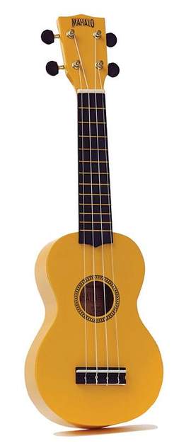 Mahalo Rainbow Series Soprano Ukulele Yellow