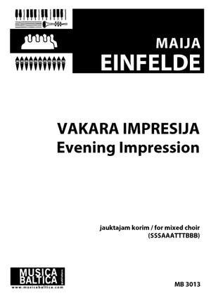 Einfelde, Maija: Vakara impresija/Evening Impression