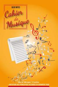 Cahier De Musique Bloc 12 Portees Perforees
