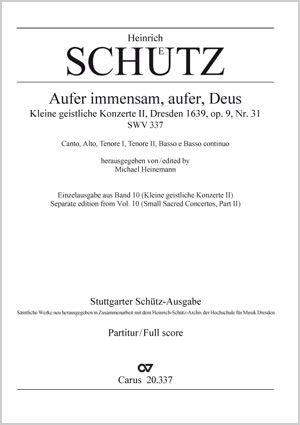 Schütz, Heinrich: Aufer immensam, aufer,  Deus, SWV337
