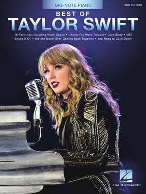 Best of Taylor Swift - 2nd Edition (Big Note Piano)