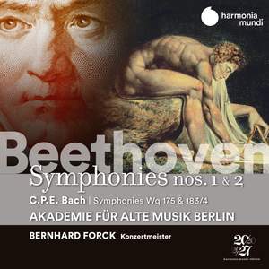 Beethoven: Symphonies Nos. 1 & 2 / CPE Bach: Symphonies Wq 175 & 183/4
