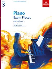 ABRSM: Piano Exam Pieces 2021 & 2022, Grade 3