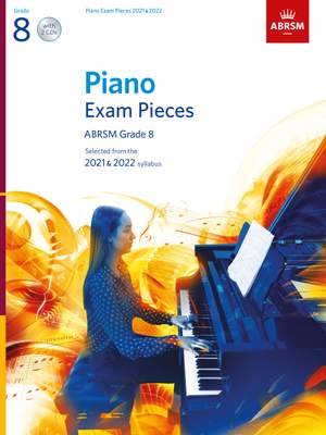 ABRSM: Piano Exam Pieces 2021 & 2022, Grade 8 with 2 CDs