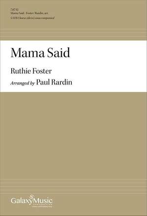 Ruthie Foster: Mama Said