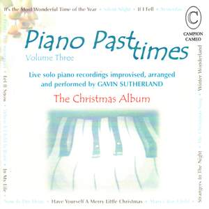 Piano Past Times Volume Three - The Christmas Album