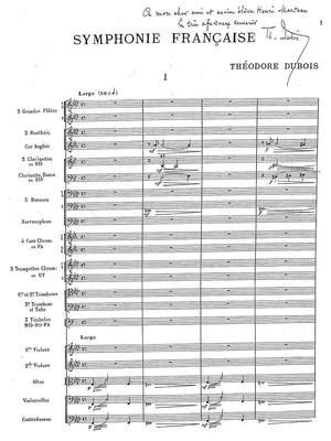 Dubois, Théodore: Symphonie Francaise in F minor