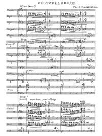 Rangström, Ture: Festpreludium - Stormvind, ungdom, dikt och sång, for orchestra