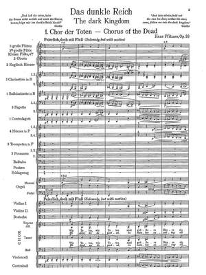 Pfitzner, Hans: Das dunkle Reich, a Choral Phantasy with orchestra, organ, soprano & baritone solo, Op. 38