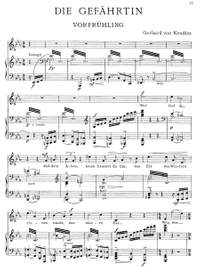 Keußler, Gerhard von: Gesänge nach eigenen Dichtungen (Songs on original lyrics): Die Gefährtin