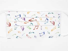 Face Covering Music Design 19 (Cotton) 18,5*9,5 cm