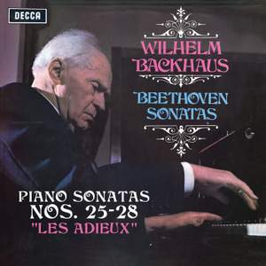 Beethoven: Piano Sonatas Nos. 25, 26 “Les Adieux”, 27 & 28