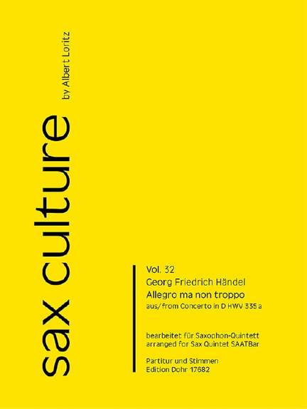 Handel, G F: Allegro ma non troppo HWV335a