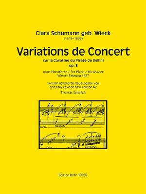 Schumann, C: Variations de Concert op.8