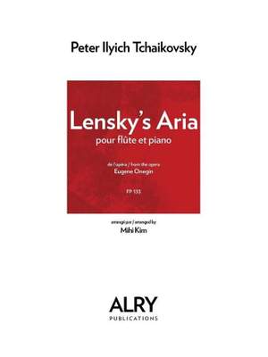 Pyotr Ilyich Tchaikovsky: Lensky's Aria