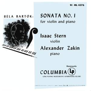 Bartók: Violin Sonata No. 1, Sz. 75