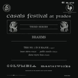 Brahms: Trio No. 1 in B Major, Op. 8