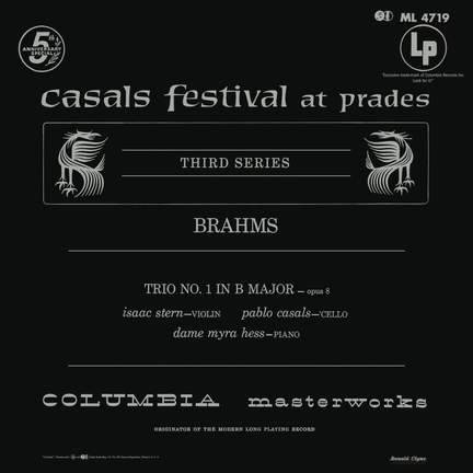 Brahms: Trio No. 1 in B Major, Op. 8
