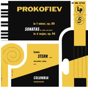 Prokofiev: Sonata in F Minor, Op. 80 & Sonata in D Major, Op. 94