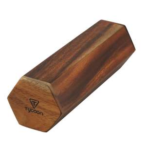 Tycoon: 8 inch Hex-Jam Shaker - Jamjuree Wood
