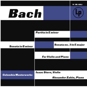 J.S. Bach: Violin Sonatas E Minor and E Major - C.P.E. Bach: Violin Sonata in G Minor, H. 542