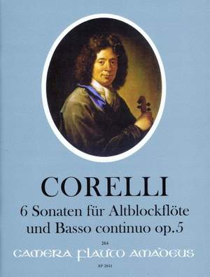 Corelli, A: 6 Sonaten für Altblockflöte und Basso Continuo op. 5, Teil II