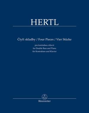 Hertl, František: Four Pieces for Double Bass and Piano Product Image