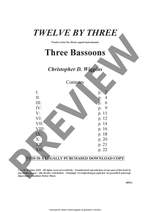 Christopher Wiggins: Twelve By Three Product Image