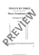 Christopher Wiggins: Twelve By Three Product Image
