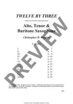 Christopher Wiggins: Twelve By Three Product Image