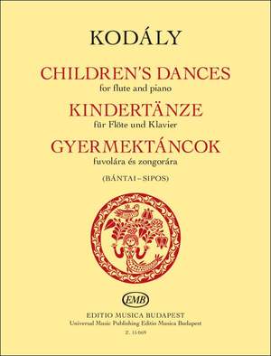 Kodaly, Zoltan: Children's Dances (flute and piano)