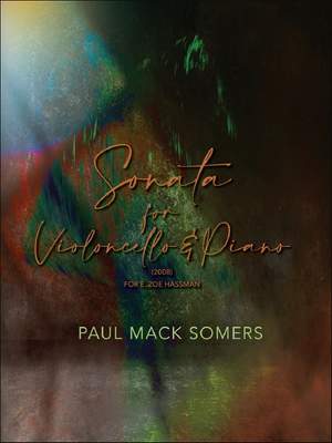 Somers, P: Sonata for Violoncello & Piano